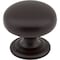 Elements 1-1/4" Diameter Dark Bronze Florence Cabinet Mushroom Knob 2980ORB - alternate 1